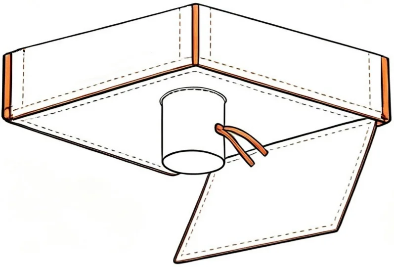 Spout Bottom w/ Flap